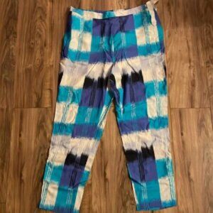Natori borro-cotton silk pants